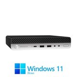 Mini PC HP ProDesk 600 G5, Hexa Core i5-8500T, 16GB, 480GB SSD, Win 11 Home